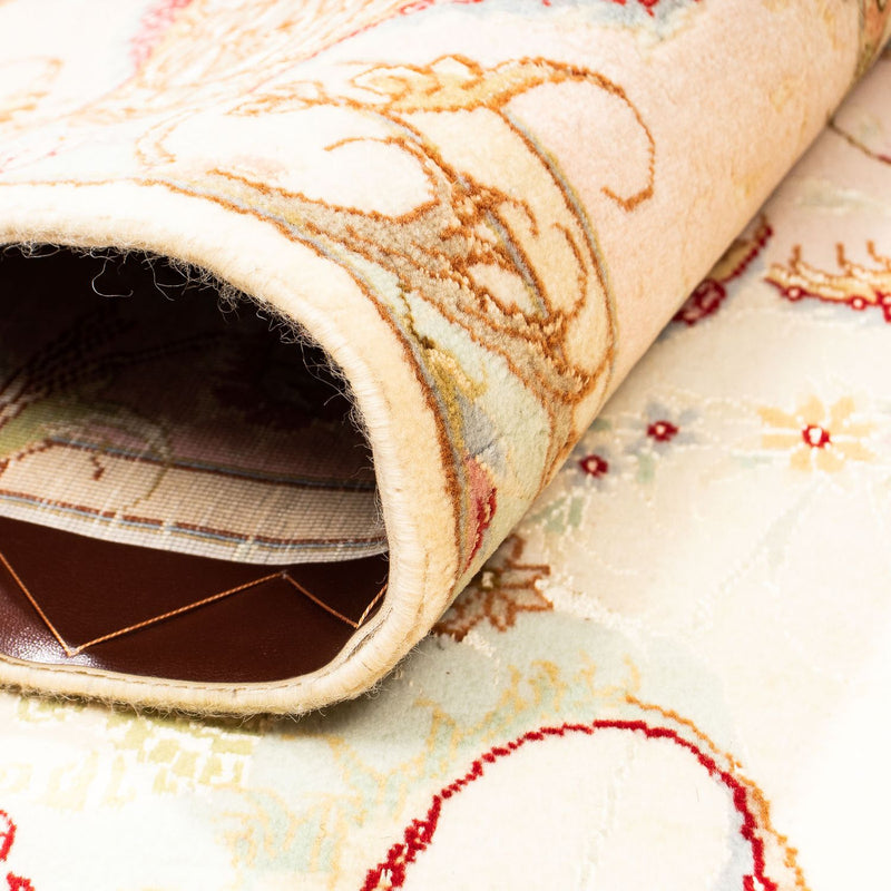 Dywan perski - Tabriz - Królewski - 288 x 198 cm - beżowy