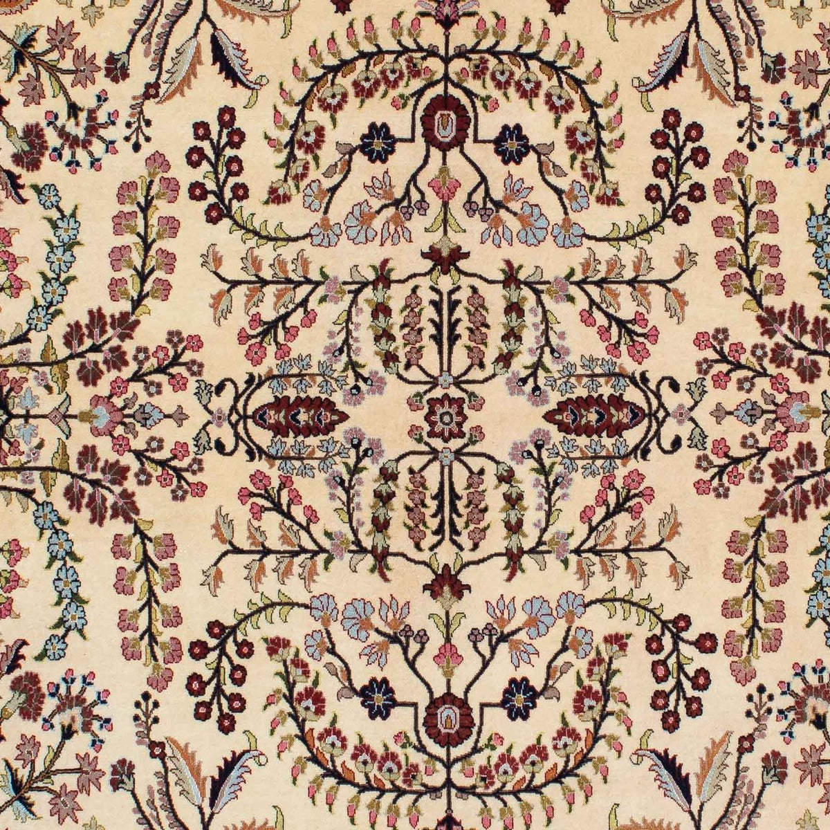 Dywan perski - Ghom - 207 x 142 cm - beżowy