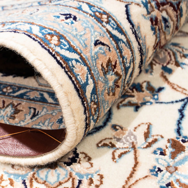 Dywan perski - Nain - Premium - 204 x 130 cm - beżowy