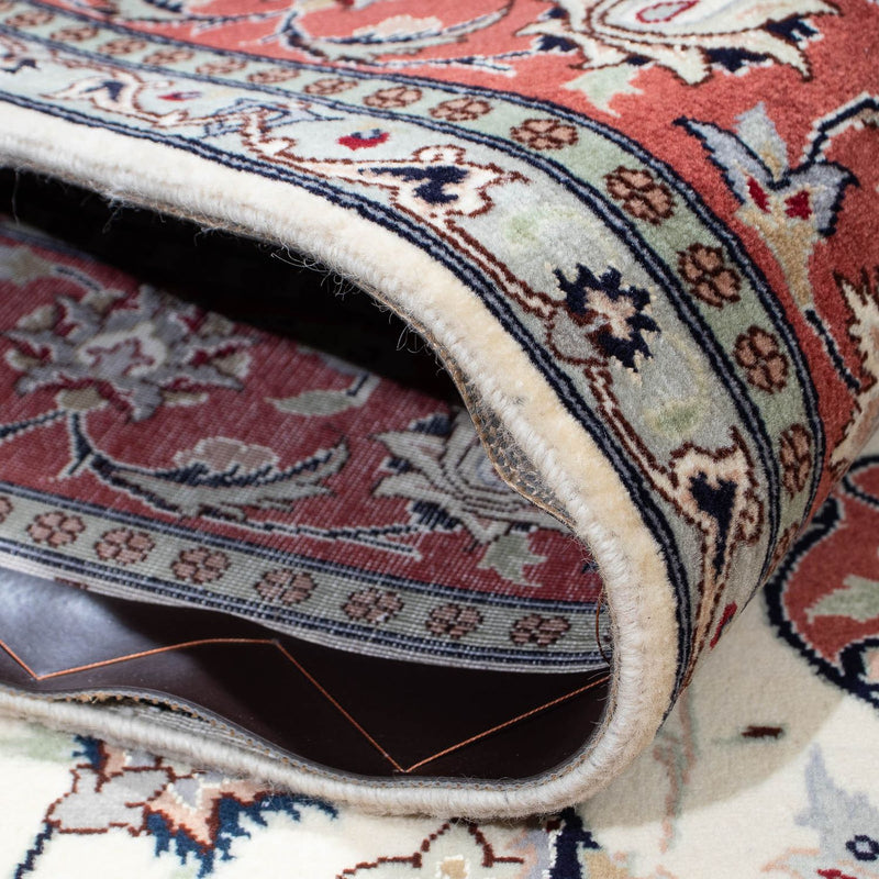 Dywan perski - Tabriz - Królewski - 210 x 150 cm - beżowy