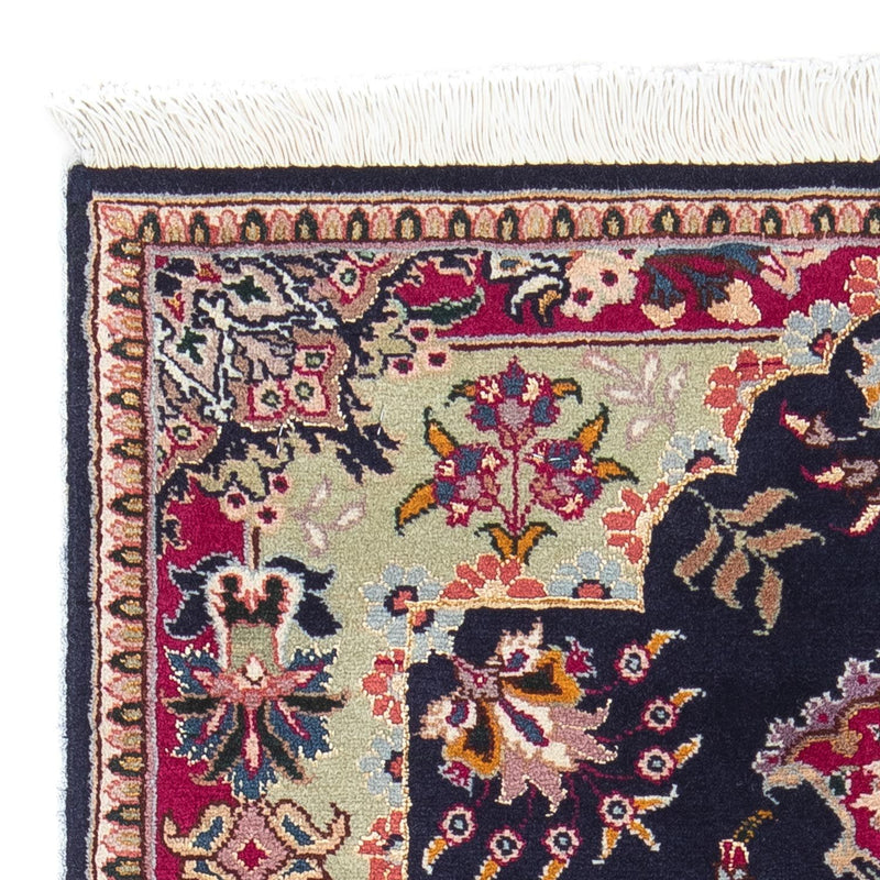 Dywan perski - Tabriz - Królewski - 90 x 60 cm - ciemnoniebieski