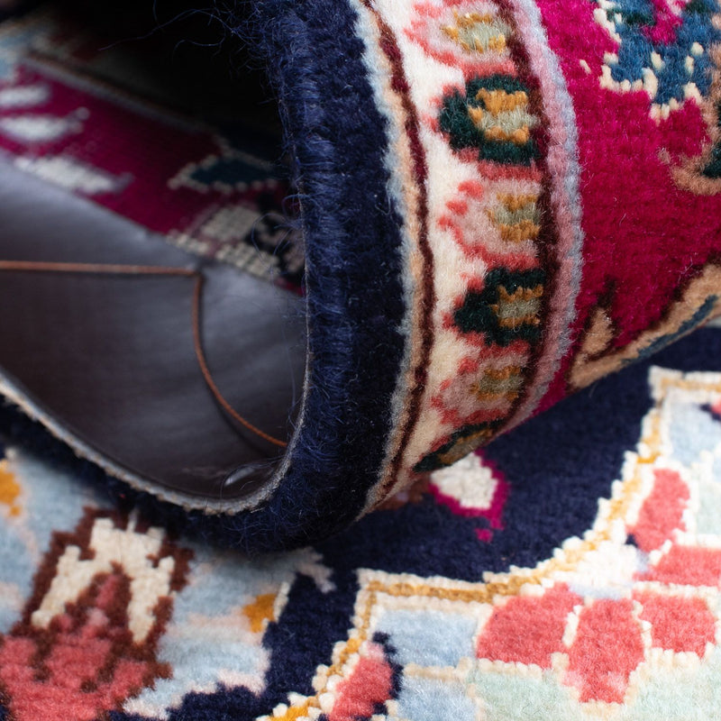 Dywan perski - Tabriz - Królewski - 90 x 60 cm - ciemnoniebieski