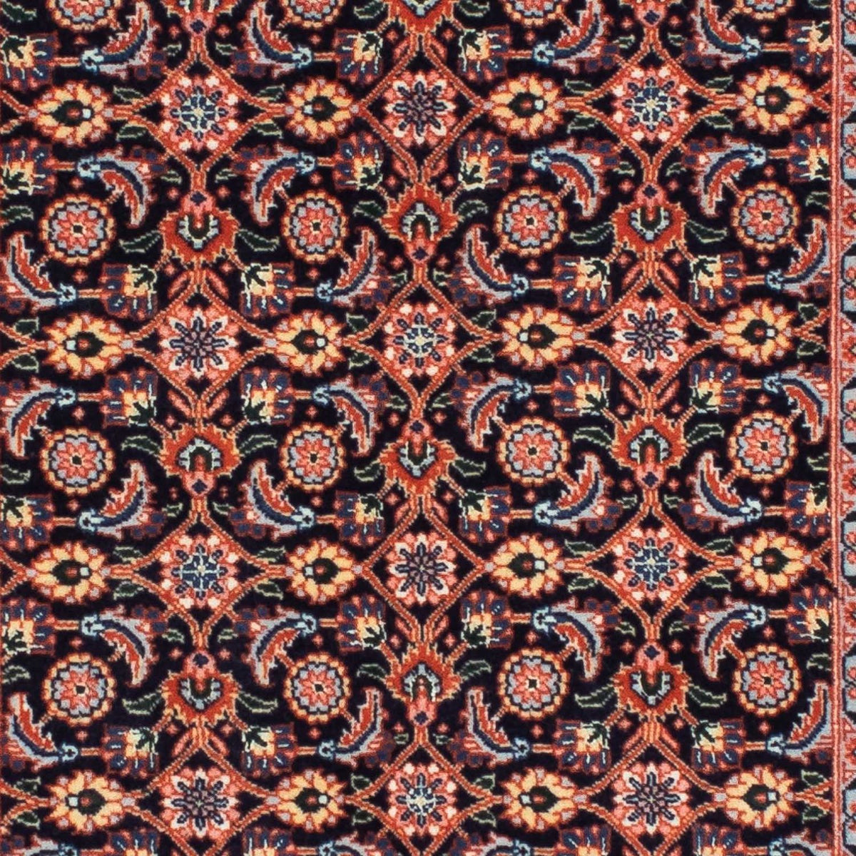 Biegacz Dywan perski - Tabriz - 200 x 63 cm - wielokolorowy