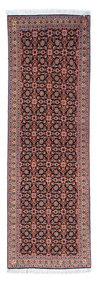Biegacz Dywan perski - Tabriz - 202 x 67 cm - ciemnoniebieski
