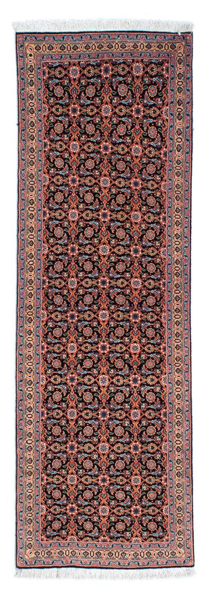 Biegacz Dywan perski - Tabriz - 202 x 67 cm - ciemnoniebieski