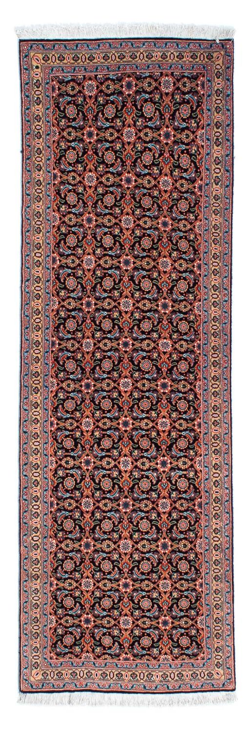Biegacz Dywan perski - Tabriz - 202 x 67 cm - ciemnoniebieski