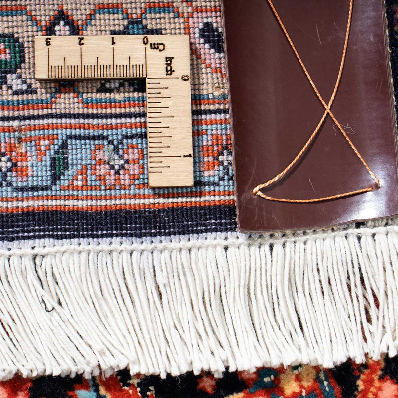 Biegacz Dywan perski - Tabriz - 202 x 67 cm - ciemnoniebieski