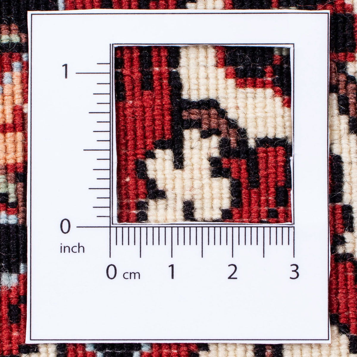 Dywan perski - Bijar - 295 x 251 cm - ciemna czerwień