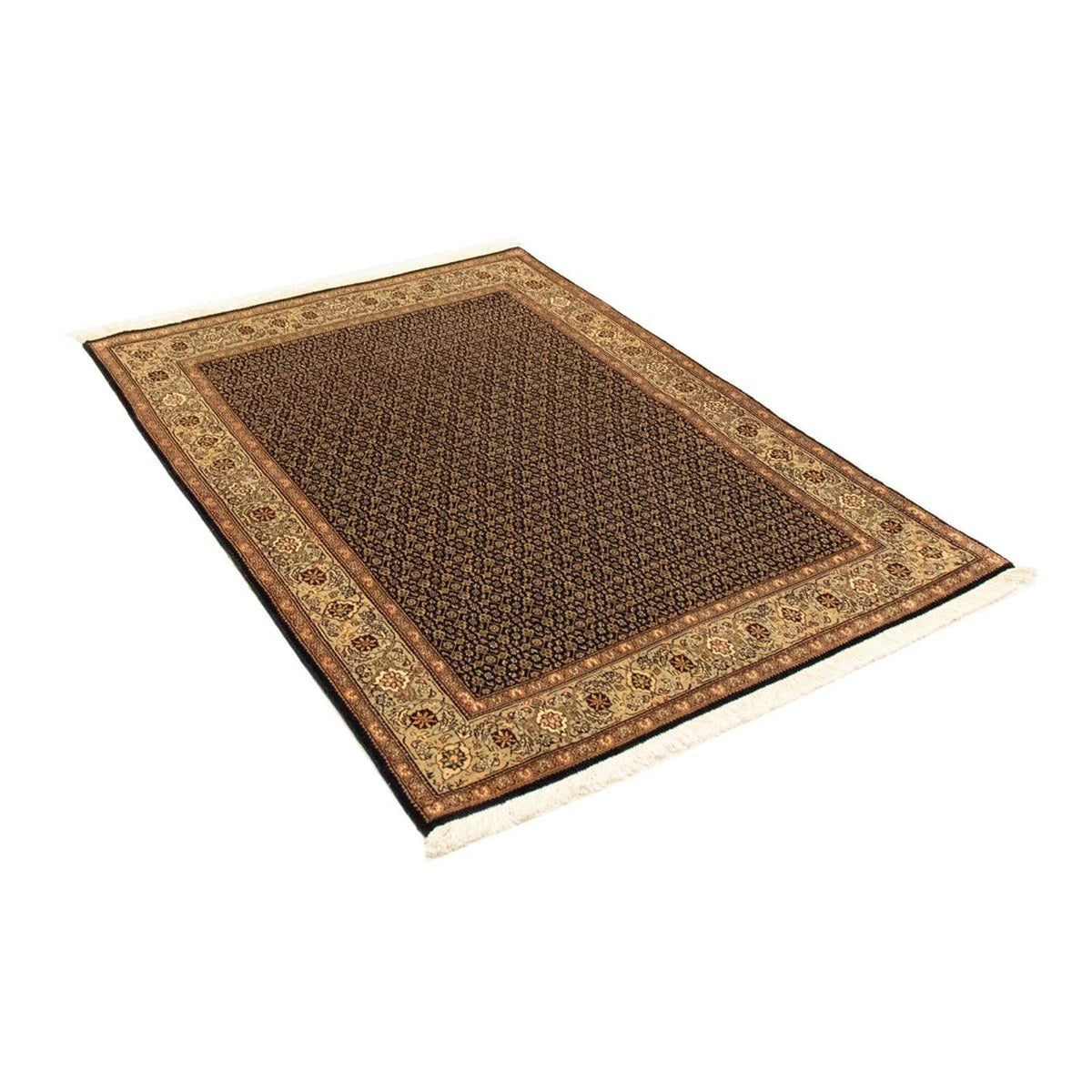 Dywan perski - Tabriz - Królewski - 141 x 100 cm - ciemnoniebieski