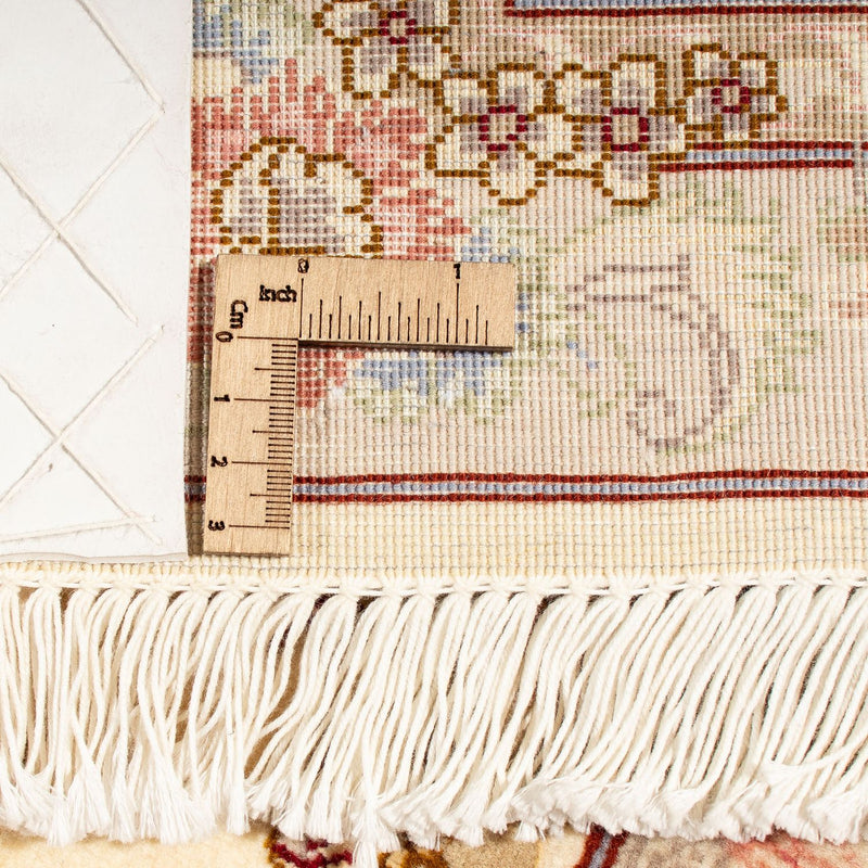 Dywan perski - Tabriz - Królewski kwadratowy  - 206 x 202 cm - beżowy