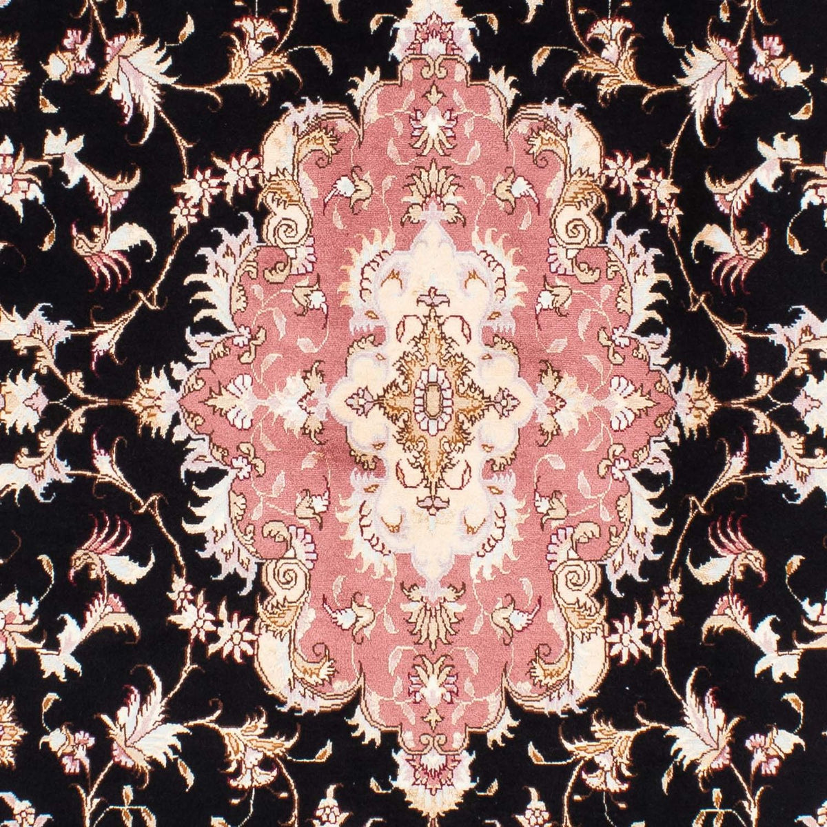 Dywan perski - Tabriz - Królewski - 243 x 168 cm - ciemnoniebieski