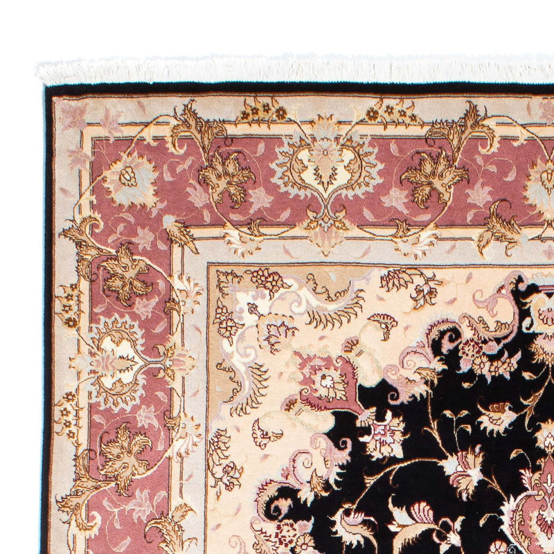 Dywan perski - Tabriz - Królewski - 243 x 168 cm - ciemnoniebieski