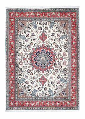 Dywan perski - Tabriz - Królewski - 215 x 153 cm - beżowy