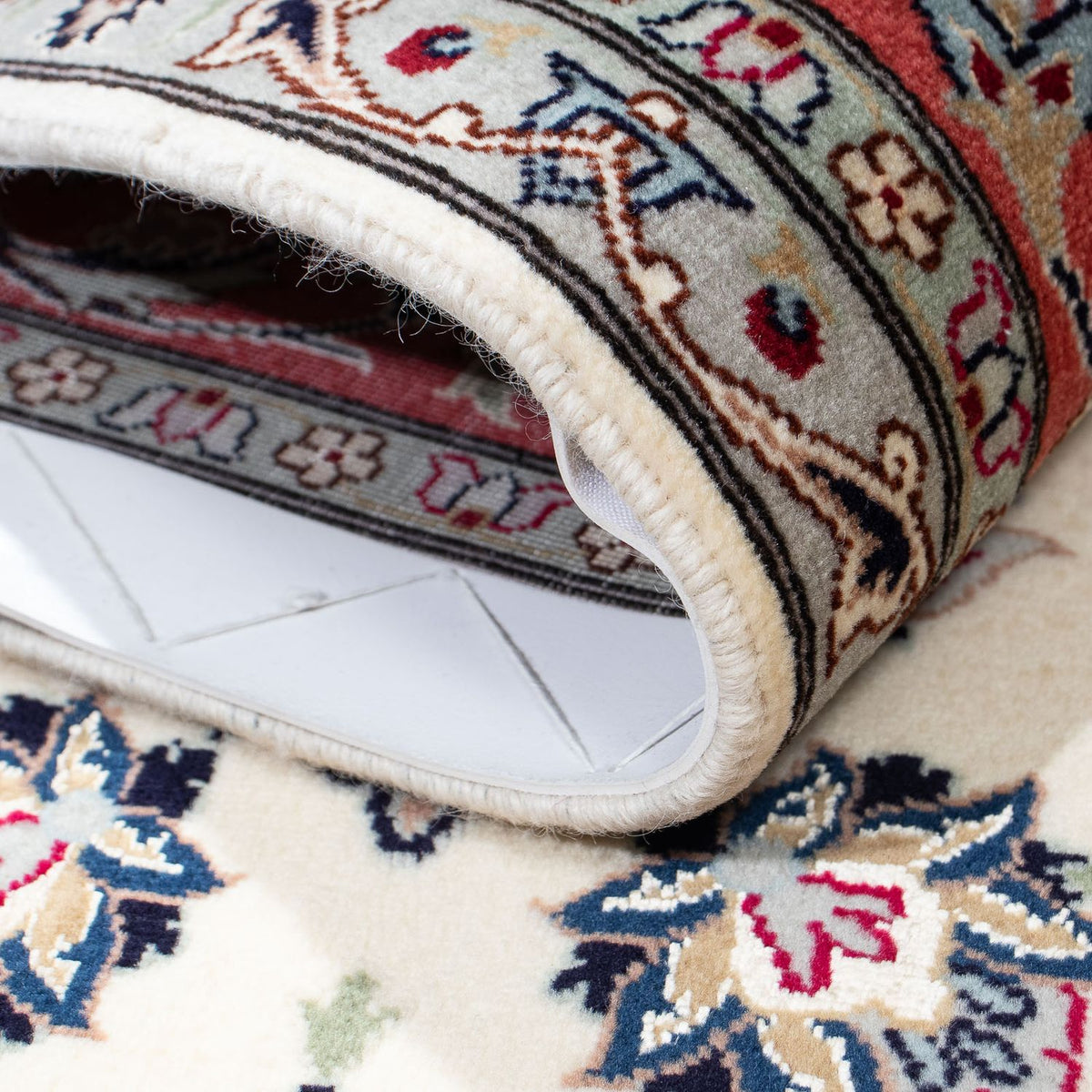 Dywan perski - Tabriz - Królewski - 215 x 153 cm - beżowy