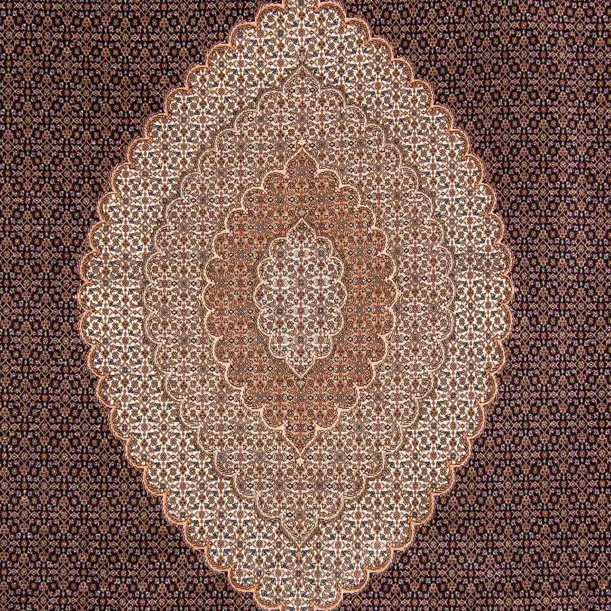 Dywan perski - Tabriz - 352 x 252 cm - jasnobrązowy