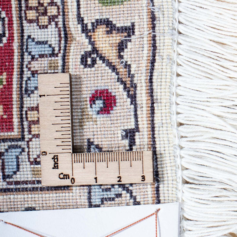 Dywan perski - Tabriz - Królewski - 198 x 154 cm - beżowy