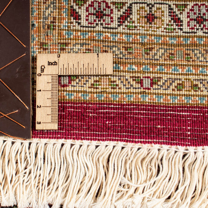 Dywan perski - Tabriz kwadratowy  - 251 x 247 cm - ciemna czerwień