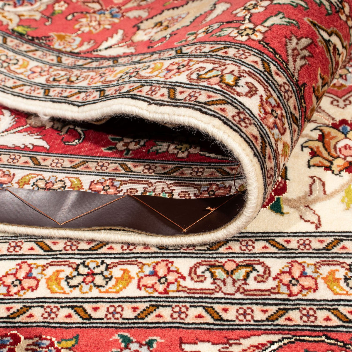 Dywan perski - Tabriz - Królewski kwadratowy  - 203 x 200 cm - beżowy