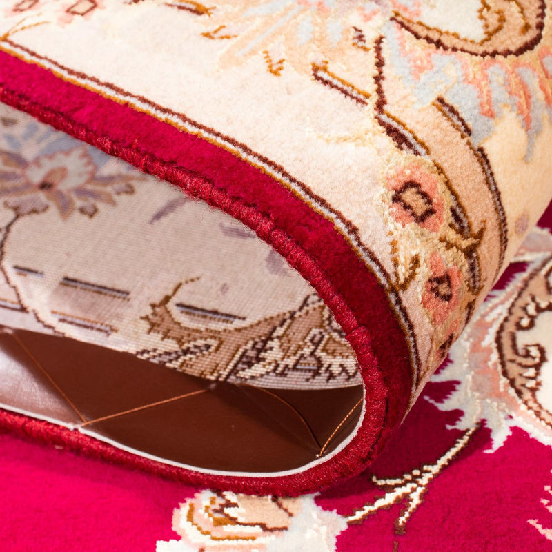 Dywan perski - Tabriz - Królewski - 243 x 165 cm - ciemna czerwień