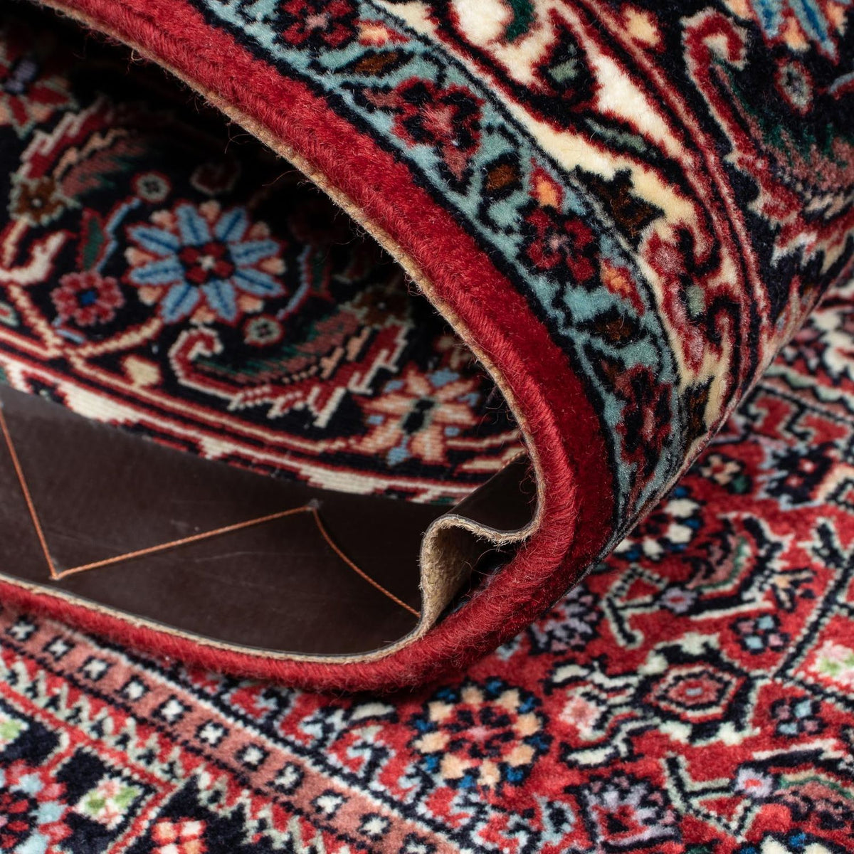 Dywan perski - Bijar - 195 x 136 cm - jasna czerwień