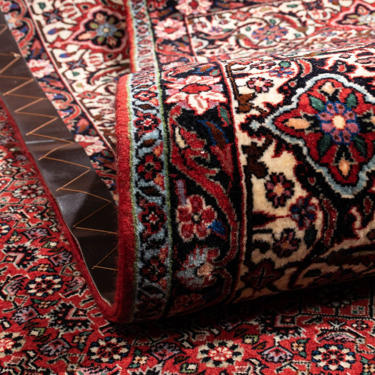 Perski dywan - Bijar - Royal - 340 x 248 cm - czerwony