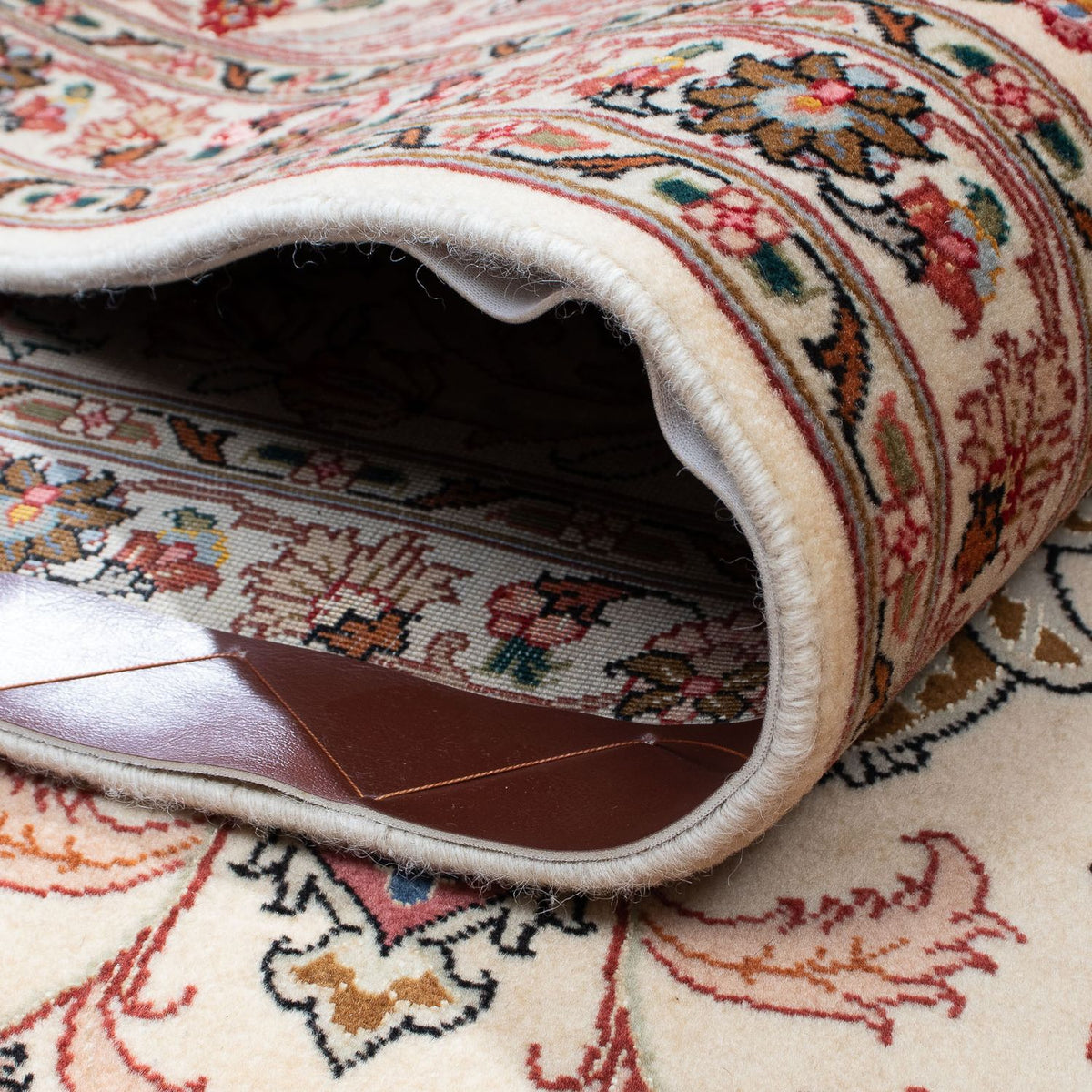 Dywan perski - Tabriz - Królewski - 306 x 252 cm - beżowy