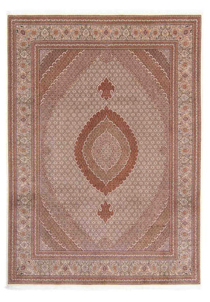 Dywan perski - Tabriz - 358 x 255 cm - jasnobrązowy