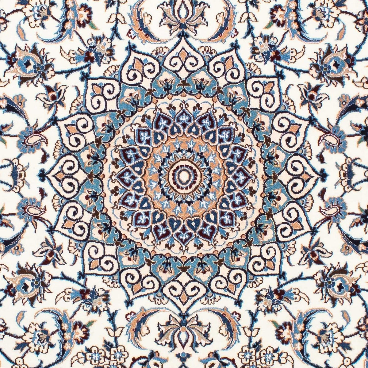 Dywan perski - Nain - Premium - 202 x 128 cm - beżowy