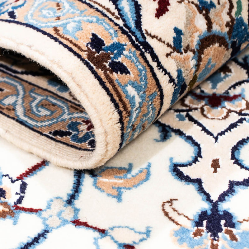 Dywan perski - Nain - Premium - 202 x 128 cm - beżowy