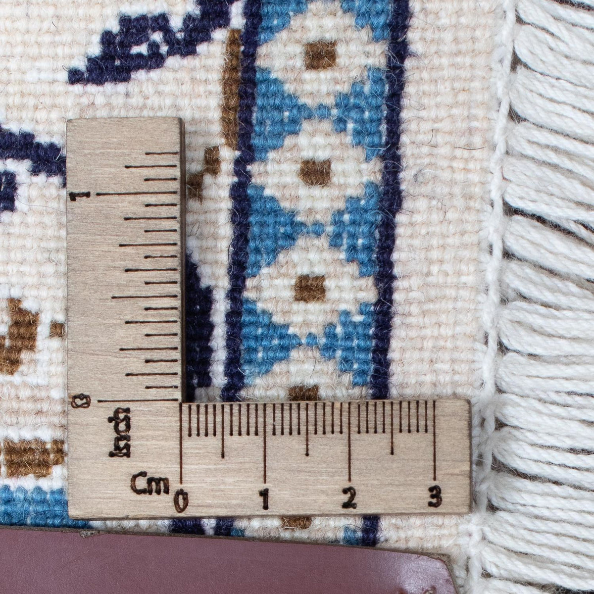 Biegacz Dywan perski - Nain - Królewski - 393 x 89 cm - ciemna czerwień