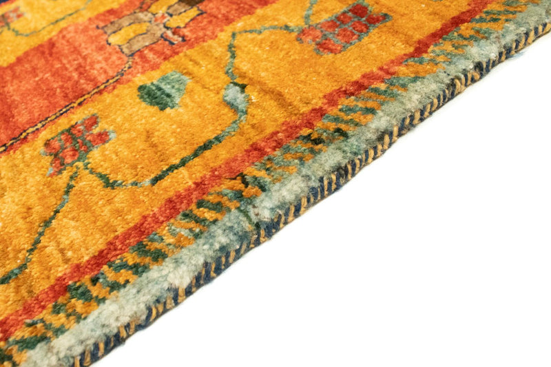 Dywan Gabbeh - Loribaft Perski - 210 x 168 cm - ciemnoniebieski