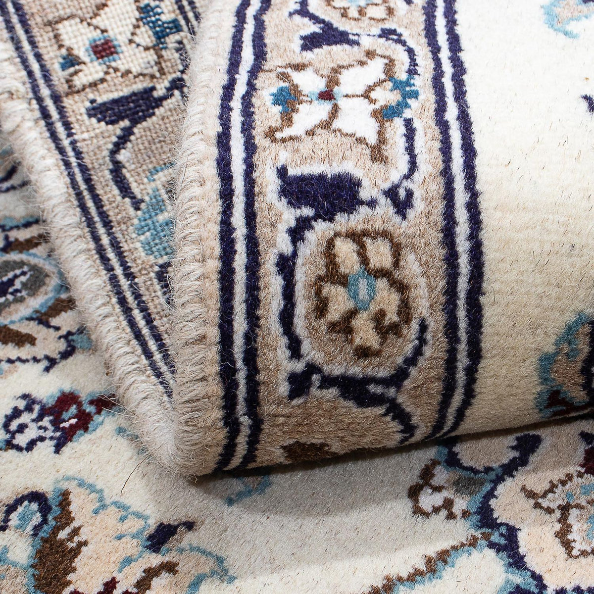 Dywan perski - Nain - 127 x 87 cm - beżowy