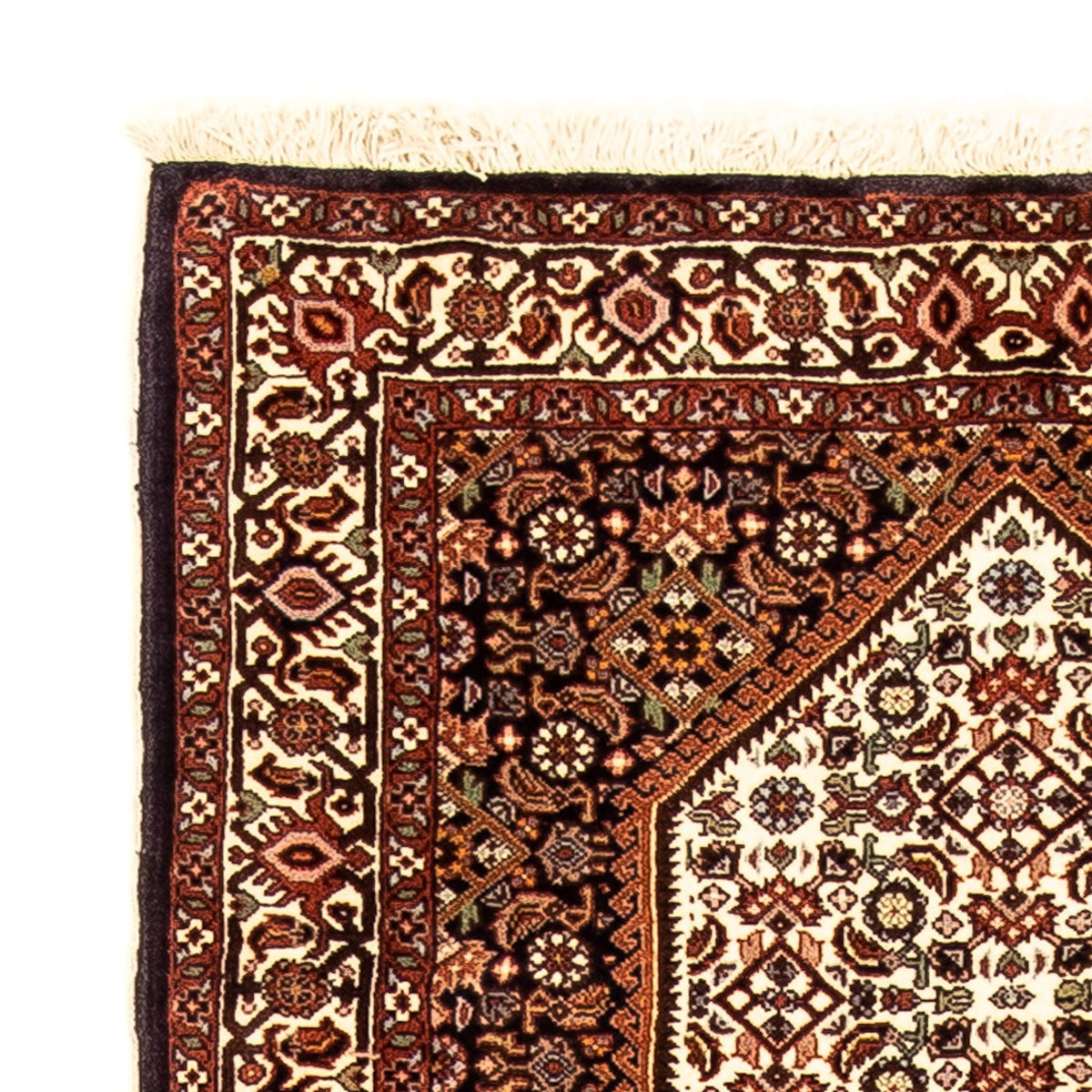 Biegacz Dywan perski - Bijar - 292 x 71 cm - wielokolorowy