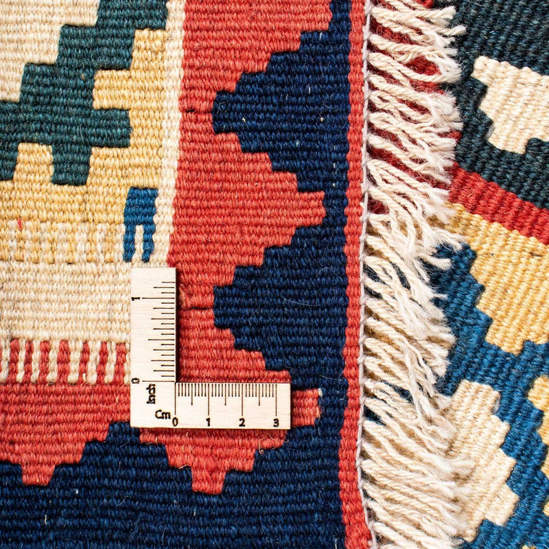 Dywan Kelim - Orientalny - 195 x 156 cm - czerwony