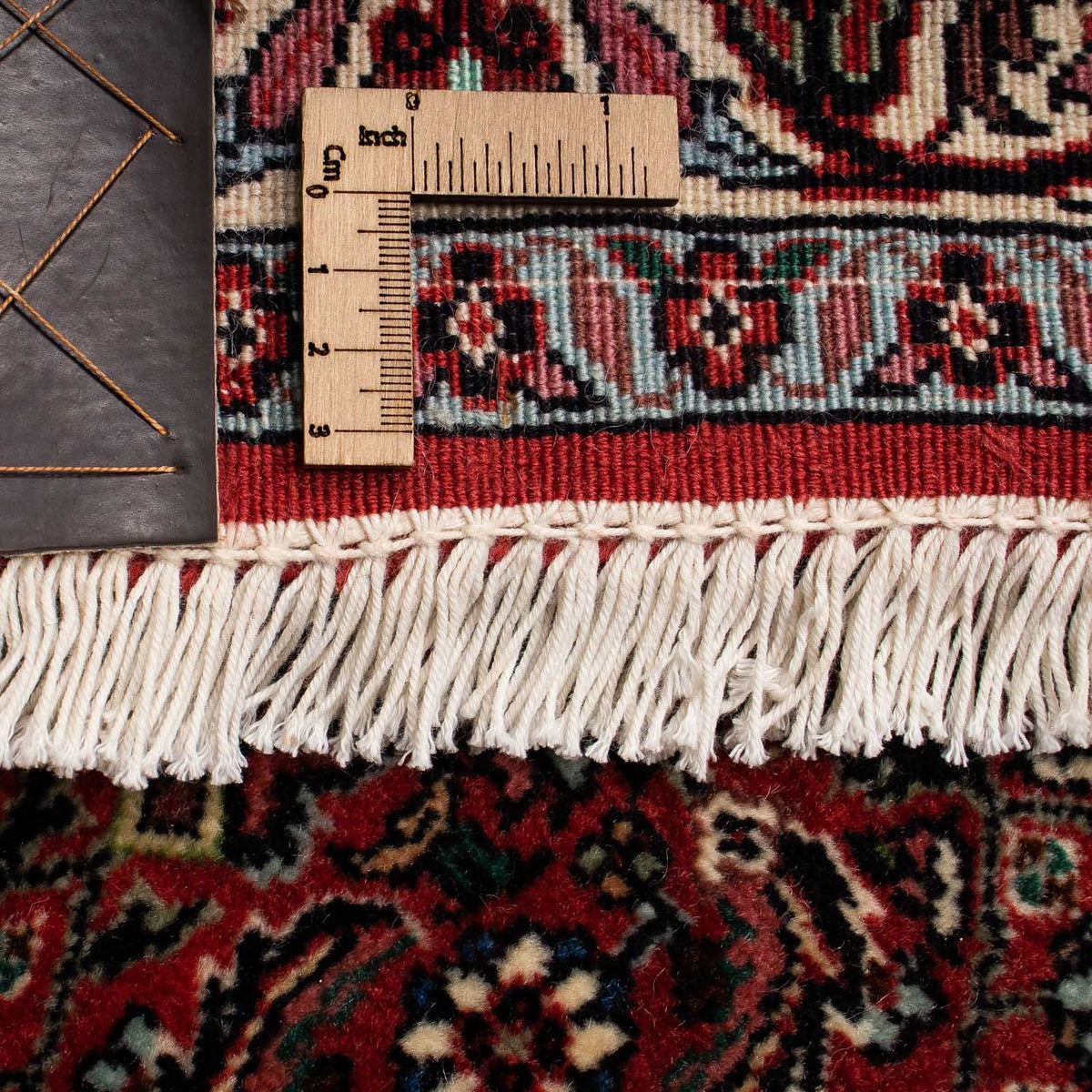 Dywan perski - Bijar - 242 x 202 cm - ciemna czerwień