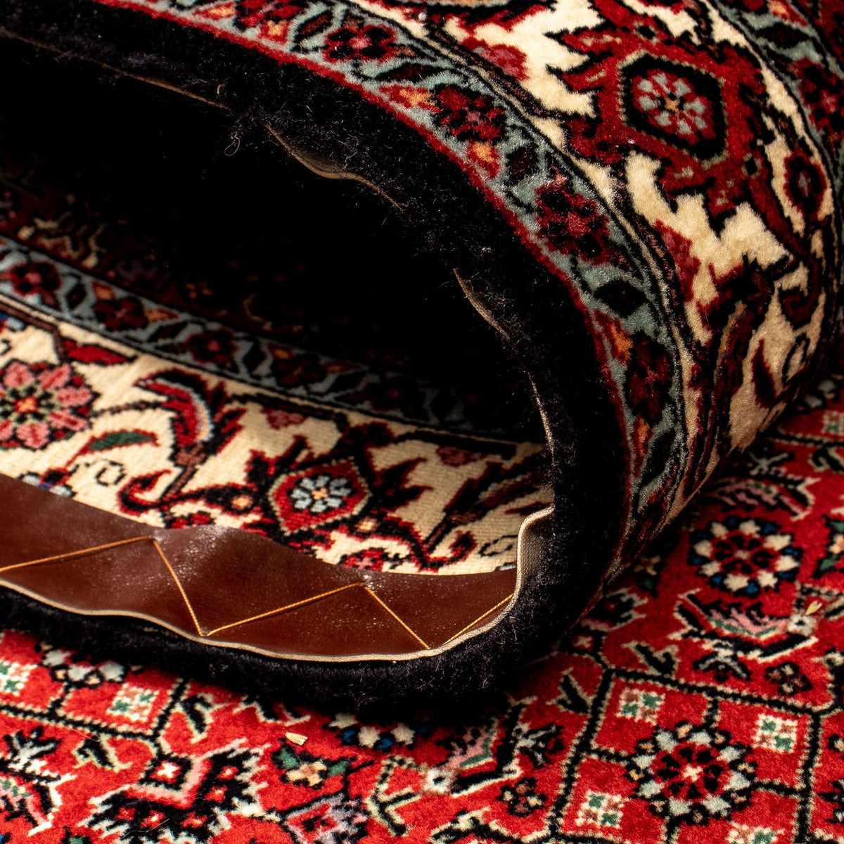 Biegacz Dywan perski - Bijar - 288 x 85 cm - wielokolorowy