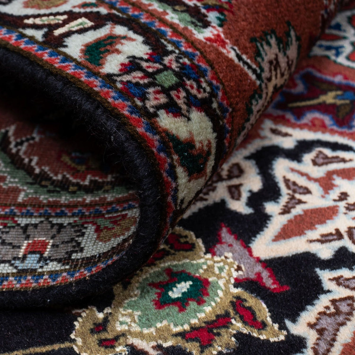 Dywan perski - Tabriz - Królewski - 295 x 200 cm - ciemnoniebieski