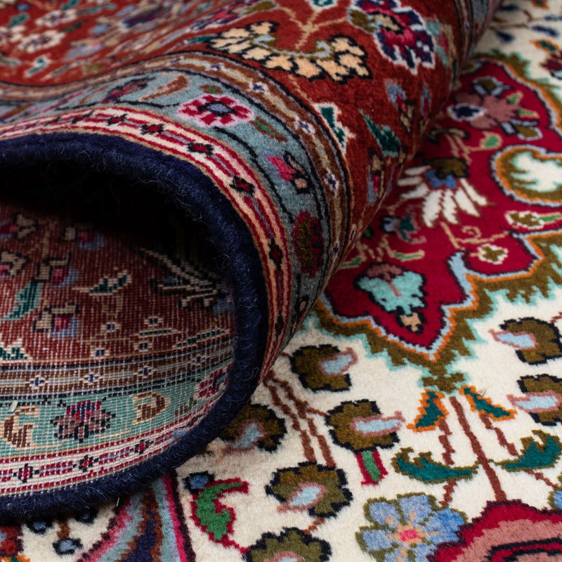 Dywan perski - Tabriz - Królewski - 302 x 201 cm - ciemnoniebieski