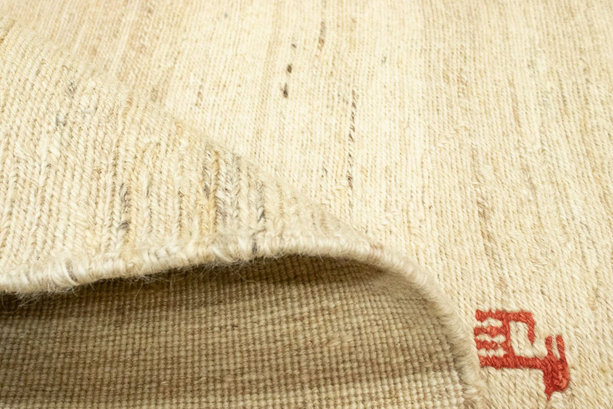 Dywan Gabbeh - perski - 148 x 102 cm - beżowy