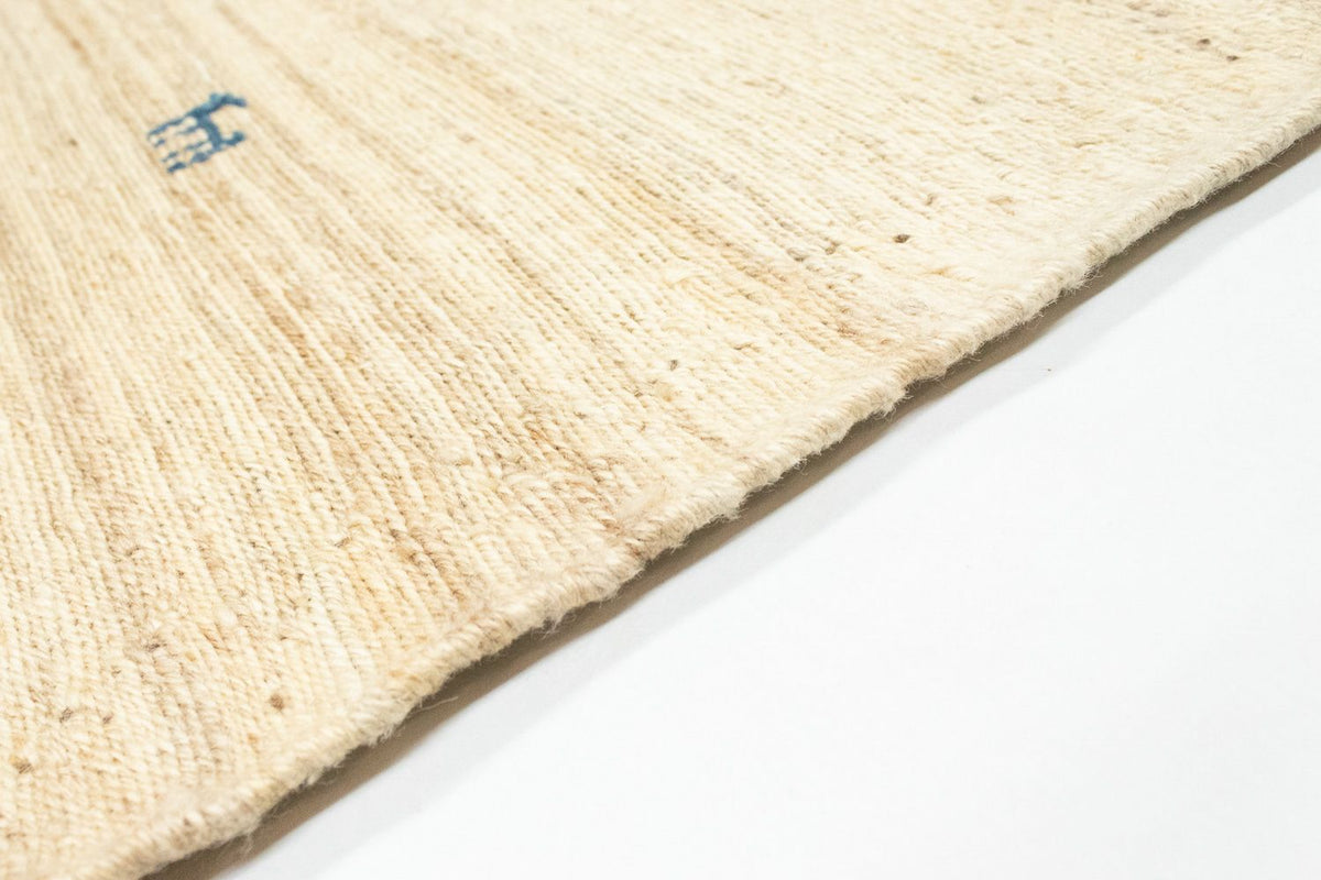 Dywan Gabbeh - perski - 148 x 106 cm - beżowy