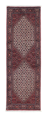 Biegacz Dywan perski - Bijar - 209 x 75 cm - czerwony