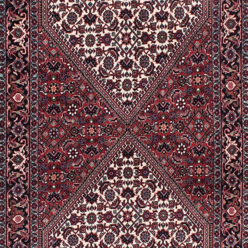 Biegacz Dywan perski - Bijar - 209 x 75 cm - czerwony