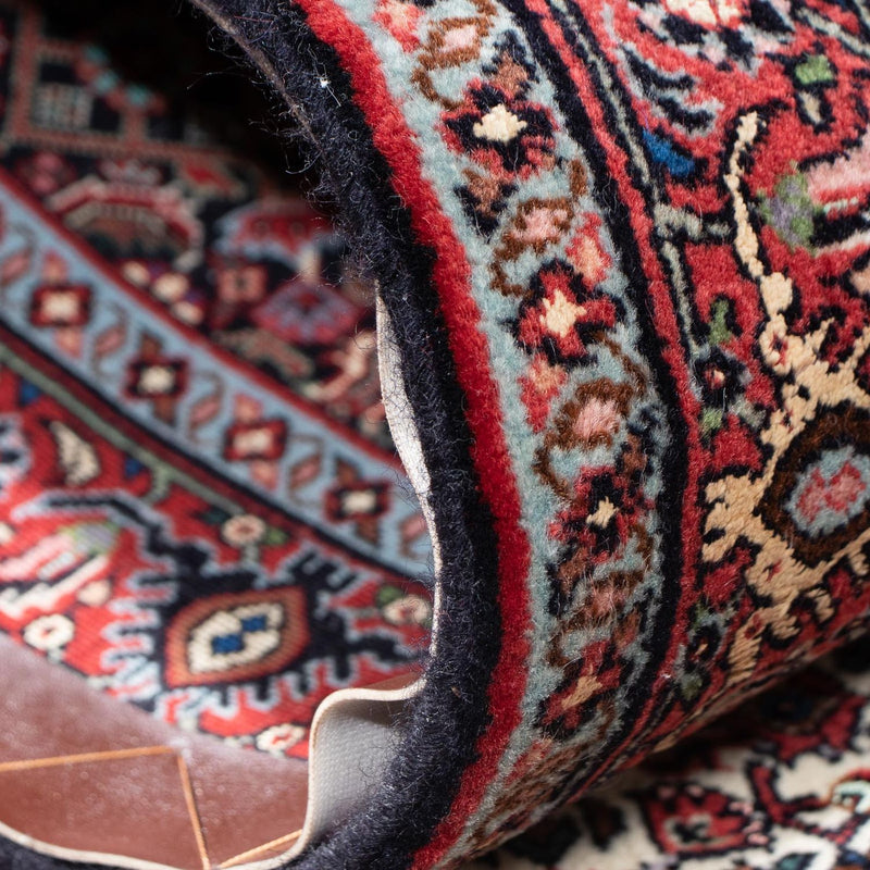 Biegacz Dywan perski - Bijar - 209 x 75 cm - czerwony