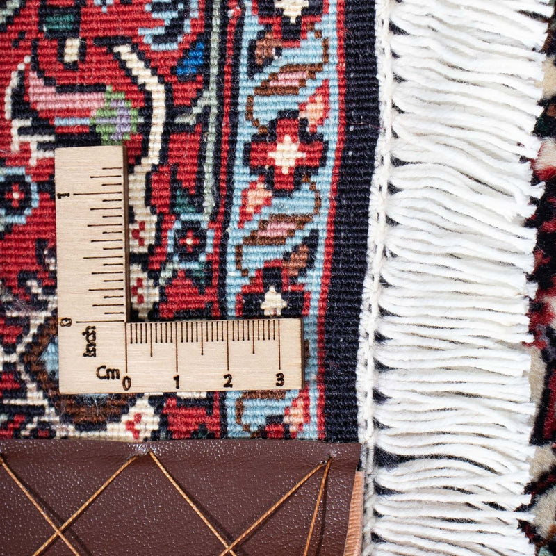 Biegacz Dywan perski - Bijar - 209 x 75 cm - czerwony