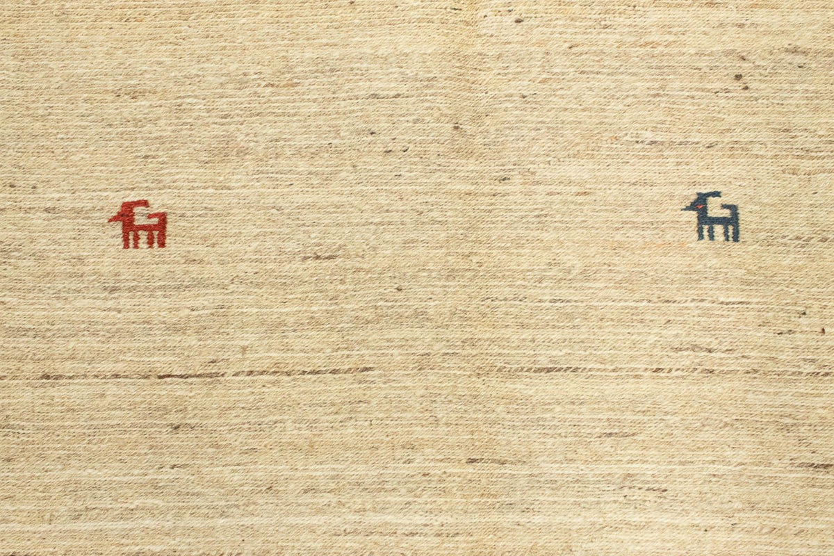 Dywan Gabbeh - perski - 192 x 157 cm - beżowy