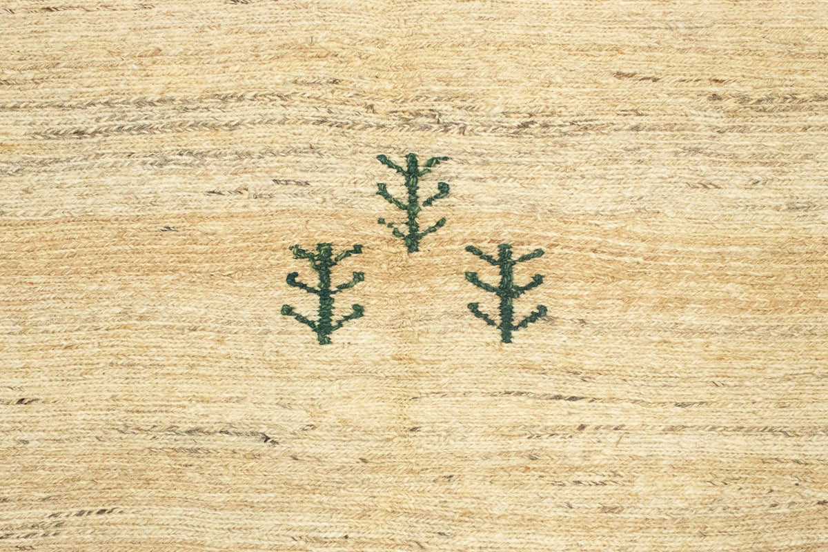 Dywan Gabbeh - perski - 204 x 156 cm - beżowy