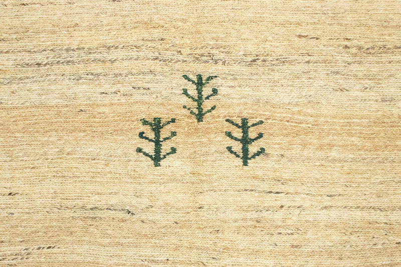 Dywan Gabbeh - perski - 204 x 156 cm - beżowy