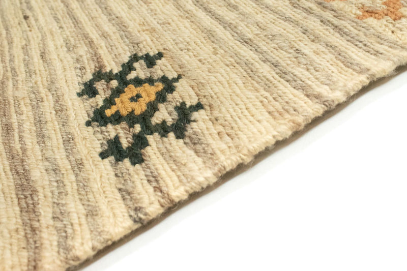 Dywan Gabbeh - perski - 208 x 152 cm - beżowy