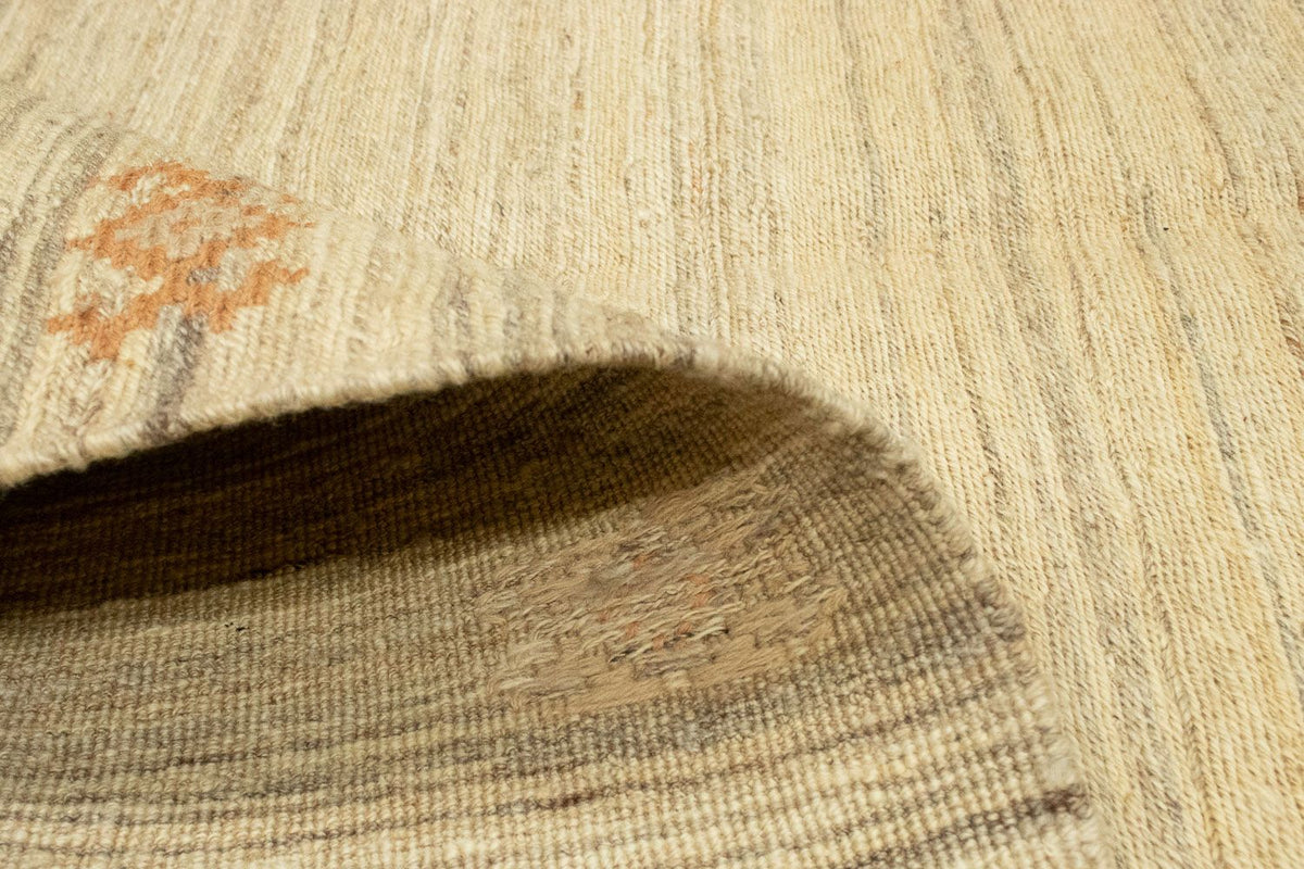 Dywan Gabbeh - perski - 208 x 152 cm - beżowy