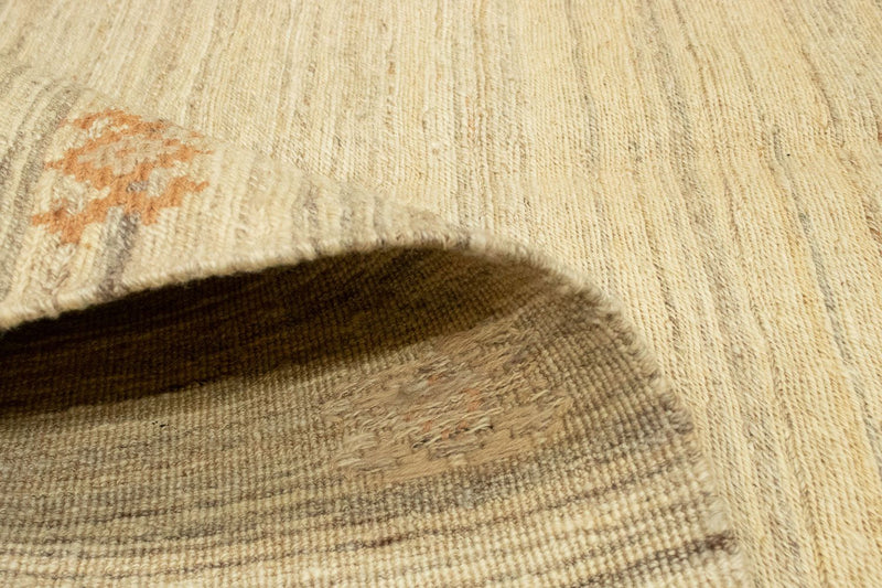 Dywan Gabbeh - perski - 208 x 152 cm - beżowy